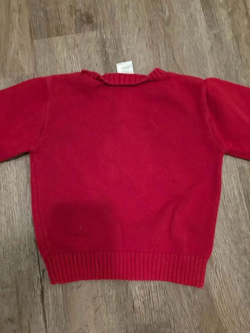 Gymboree Toddler Boys Red Snowman Knit Sweater 18-24 Months